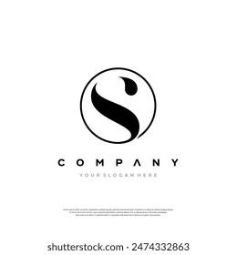 Minimalismo moderno Explore con el "Sleek S Monogram", que presenta una interpretación minimalista de la letra S. Este monograma ofrece una estética limpia y contemporánea, perfecta para la marca, papelería