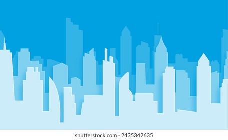 explore modern skyscrapers banner the urban jungle vector