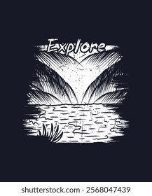 Explore more beach adventure silhouette t shirt design illustrations for travel lovers