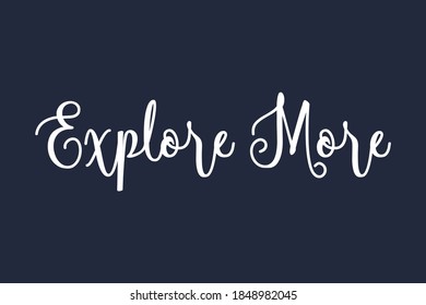 Explore More Cursive Calligraphy White Color Text On Navy Blue Background