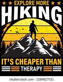 explore more hiking it's cheaper than therapy