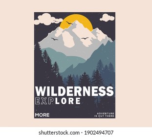 Explore More t-shirt and apparel design, typography, print, logo, poster Design