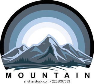 Explore the mountain t shirt design.