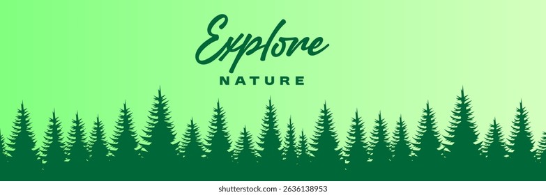 Explore Nature abstract tree background green