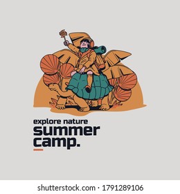 Explore nature Summer Camp with a Turtle