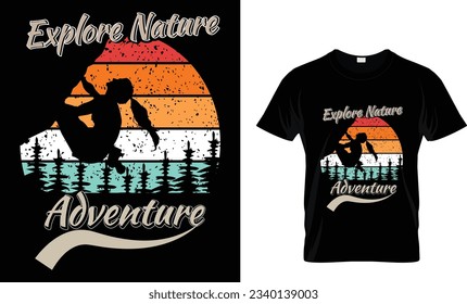 Explore Nature t shirt design