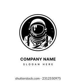 Explore nuevas fronteras con nuestro diseño de logotipo inspirado en el astronauta. Negrita, futurista y lista para lanzar tu marca al espacio. 