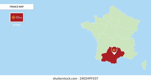 Explore Occitanie's charm on our detailed map, perfect for travel guides. Navigate seamlessly within France. Occitanie map at your fingertips