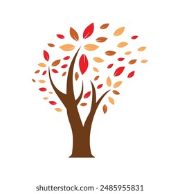 Explore our Autumn Tree Icon Illustrations, featuring vibrant and colorful tree designs perfect for fall-themed projects