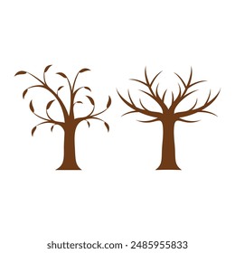 Explore our Autumn Tree Icon Illustrations, featuring vibrant and colorful tree designs perfect for fall-themed projects
