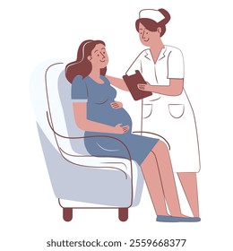 Explore our clean, editable vector illustrations of antenatal care, perfect for healthcare marketing, educational materials, and digital content. Enhance your projects with professional, customizable 