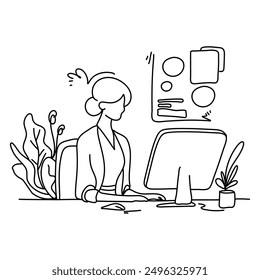 Explore our collection of Employee Assistance flat illustrations, perfect for enhancing workplace training materials and presentations