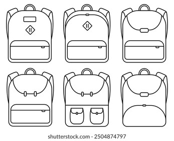 Explore our diverse Vector Backpacks Collection tailored for Marketing and Design needs