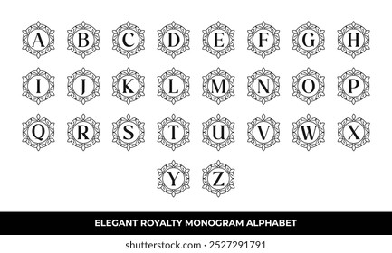 Explore our Elegant Royalty Monogram Logo Designs, featuring sophisticated and luxurious letter designs perfect for high-end branding