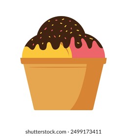 Explore our Ice Cream Icon Illustrations, featuring fun and vibrant ice cream designs perfect for summer and dessert-themed projects