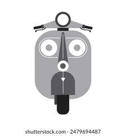Explore our Modern Scooter Icon Set, featuring stylish illustrations perfect for urban transportation projects