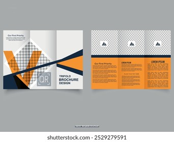Explore our Modern TriFold Brochure Template Design that is perfect for your business needs
