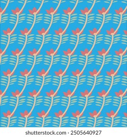 Explore our new vector designs featuring abstract floral patterns with vintage charm and blue gradient hues. These seamless patterns merge classic elegance with modern style for diverse uses.
