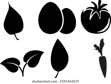 Explore our plant icon black silhouette bundle, featuring crisp vector illustrations perfect for versatile design projects. Ideal for adding a clean, modern touch to your artwork.