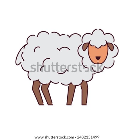 Explore our Sheep Icon Illustrations, featuring detailed and adorable sheep designs perfect for farm and agricultural themes