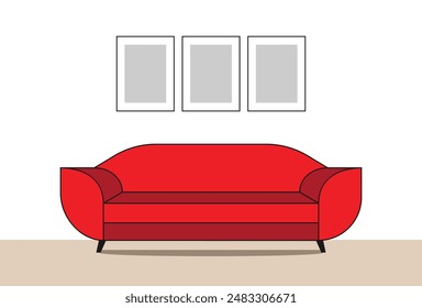Explore nuestro conjunto de ilustración de concepto de sofá, con diseños de sofá elegantes y modernos perfectos para proyectos de diseño de interiores y muebles