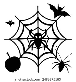 explore our "spider webs Halloween elements vector set," featuring spooky designs perfect for crafting, decor, and party invitations. add a touch of eerie charm to your Halloween projects