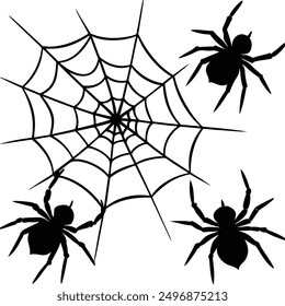 explore our "spider webs Halloween elements vector set," featuring spooky designs perfect for crafting, decor, and party invitations. add a touch of eerie charm to your Halloween projects