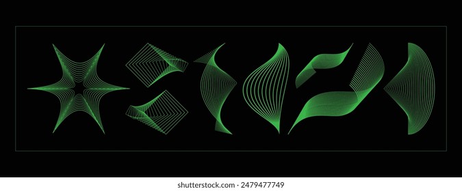 Explore nuestros Diseños Surrealism Future Geometric Shape, con iconos abstractos perfectos para proyectos modernos y creativos