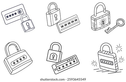 Explore our vector icon set featuring school, travel, and gym lockers. Perfect for adding clarity and style to your designs with versatile, easy-to-use icons.
