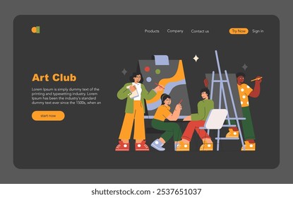 Explore our vibrant art club where creativity thrives and artists connect through workshops and community events.