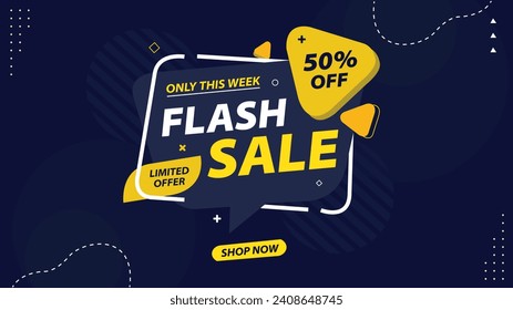 "Explore our vivid Flash Sale banner! Uncover lightning deals, swift savings, and exclusive offers that won't last long, delivering excitement and unbeatable discounts right to your screen."