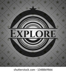Explore realistic black emblem