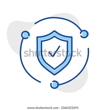 Explore the realm of cybersecurity with this illustrative representation. Representing protection, encryption, and digital defense, this graphic embodies safeguarding digital assets.