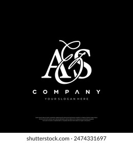 Explore the seamless fusion of art and typography with AS Harmony, a captivating design showcasing the letters A and S.