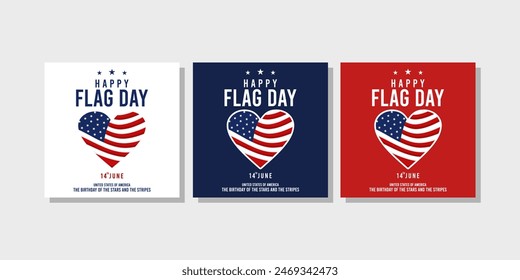 Explore social media posts celebrating Happy USA Flag Day! Join the nationwide pride in the red, white, and blue. Share in the joy and unity as we honor the symbol of freedom