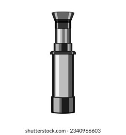 explore spyglass search cartoon. future glass, business binoculars, curiosity horizon explore spyglass search sign. isolated symbol vector illustration