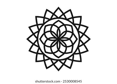 Explore a stunning collection of minimalist mandala silhouettes that bring elegance and simplicity to any design project. These clean, modern mandala designs are perfect for branding, digital artwork,