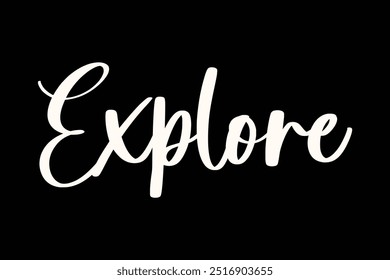 Explore Stylish Cursive Typography Text Quote On Colorful Background