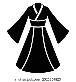 Explore this stunning vector fashion artwork featuring a modern dress kimono inspired by fighting styles. Perfect for unique apparel designs and creative projects.