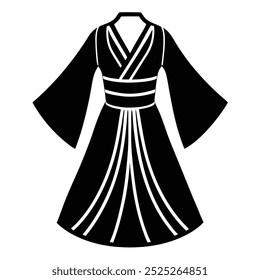 Explore this stunning vector fashion artwork featuring a modern dress kimono inspired by fighting styles. Perfect for unique apparel designs and creative projects.