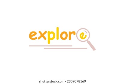  explore typography art tamplate design