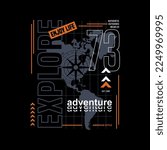 explore typography for print t shirt vector	