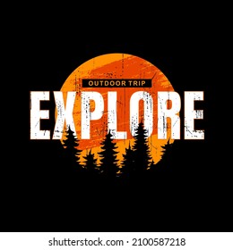 explore typography for print t shirt vector
