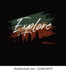 explore typography for print t shirt vector
