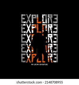 Explore typography for print t shirt vector Premium Vector
