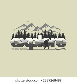 explore typography for print t shirt vector
