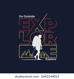 explore typography for print t shirt	