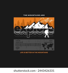 explore typography for print t shirt	