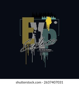 explore typography for print t shirt vector 