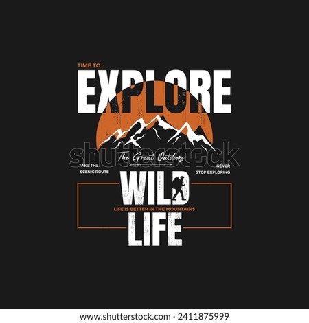 explore typography for print t shirt vector
